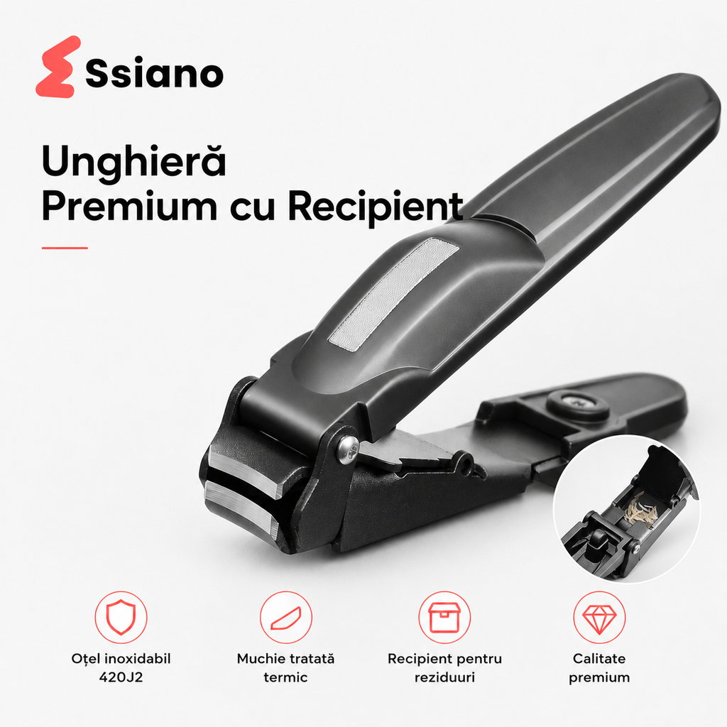 Unghieră Premium cu Recipient